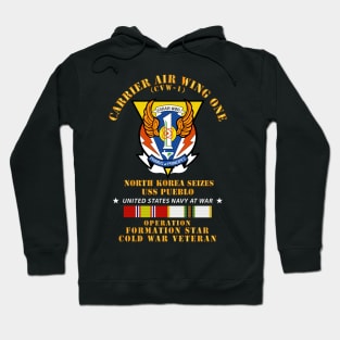 Carrier Air Wing One - Operation  Formation Star - N Korea Hoodie